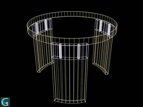 3D modering data of table