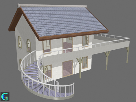 3D modering data of house